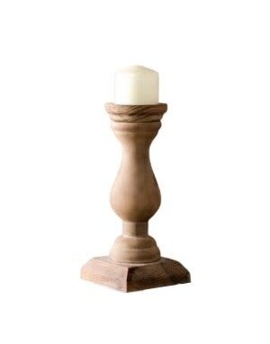 Wood Candle Holder, 12 in.