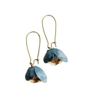Silk Purse, Sow's Ear Bluebell Earrings