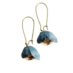Silk Purse, Sow's Ear Bluebell Earrings