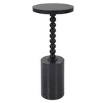 Bead Drink Table, Black, 10 X 24 X 10