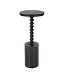 Bead Drink Table, Black, 10 X 24 X 10, Furniture Available for Local Delivery or Pick Up