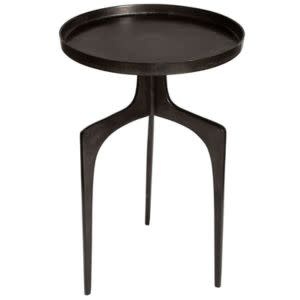 Kenna Accent Table, Bronze, 16 X 25 X 16, Furniture Available for Local Delivery or Pick Up