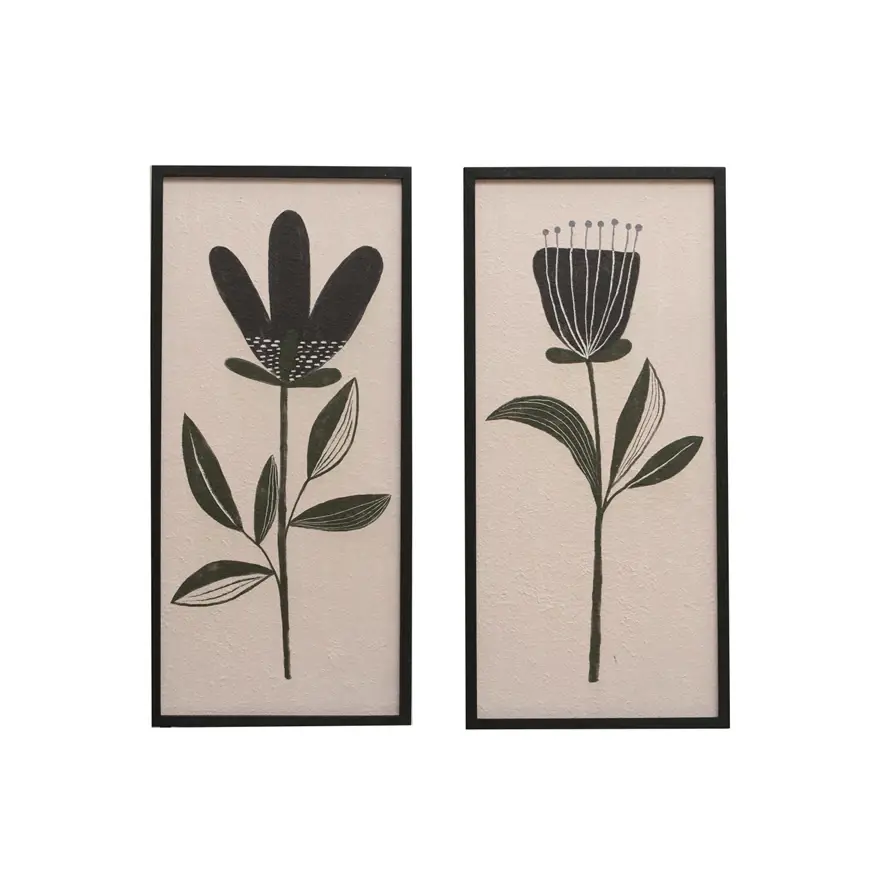 Wood Plaque with Flowers 30" Available for Local Pick Up