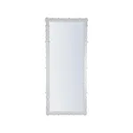 Wood Framed Mirror White 31 x 70 x 2