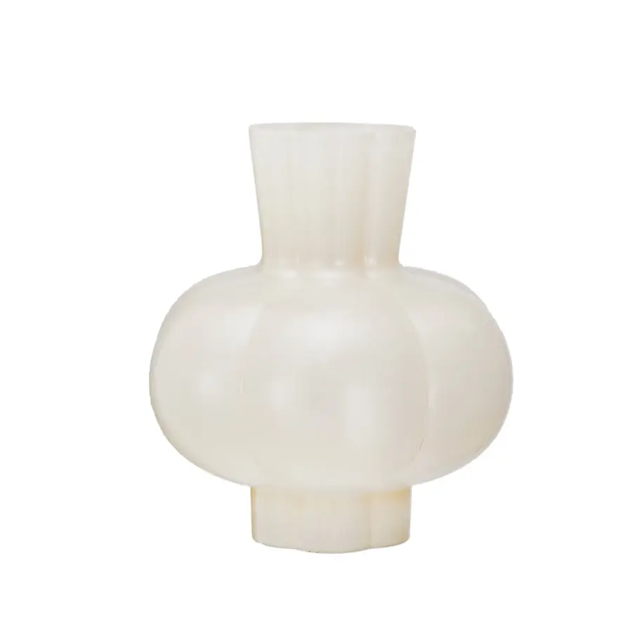 Glass Vase Opaque 9"
