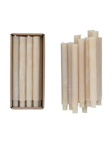 Unscented Taper Candle, Powder Finish, Priced Individually