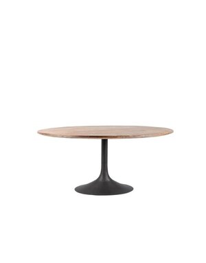 Ida/Megan Oval Dining Table, White Washed and Iron Base,  78 in., Furniture Available for Local Delivery or Pick Up
