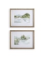 Serene Lake Framed Print, Assorted Designs, 26 X 20 X 2, Artwork Available for Local Delivery or Pick Up