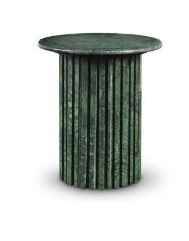 Meridian Gilbert Marble End Table, Green 18 X 18 X 20, Furniture Available for Local Delivery or Pick Up
