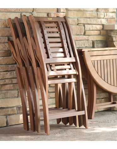 Folding Side Chair in Eucalyptus, 2 PK