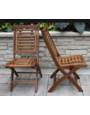 Folding Side Chair in Eucalyptus, 2 PK