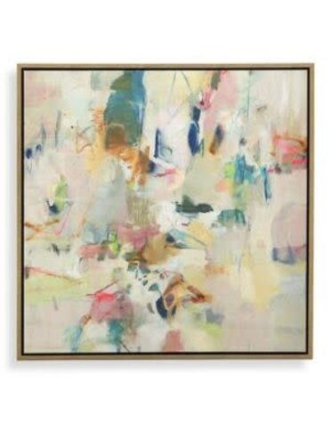 Party Time Framed Canvas, 42 X 42 X 2, Artwork Available for Local Delivery or Pick Up