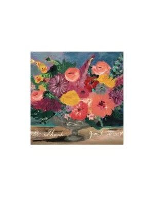 Carpe Diem Papers Thank You Floral Tureen Greeting Card