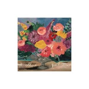 Carpe Diem Papers Thank You Floral Tureen Greeting Card