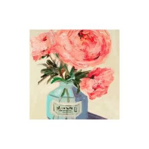 Carpe Diem Papers Peony in Inkwell Greeting Card