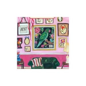 Carpe Diem Papers Merci Parakeet Parlor Greeting Card