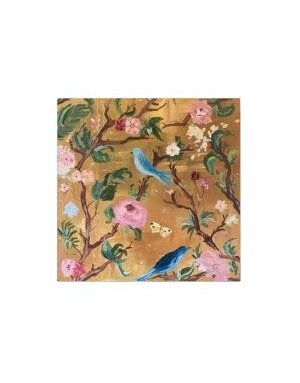 Carpe Diem Papers Blue Birds Chinoisserie Greeting Card