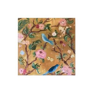 Carpe Diem Papers Blue Birds Chinoisserie Greeting Card