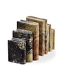 Tag Stacked Books Soap Stone Sculpture