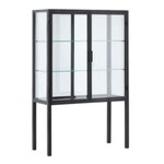 Salem Cabinet, Black, 42 X 18 X 66