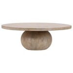Belize Coffee Table, Light Warm Wash, 42 X 15