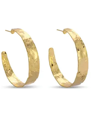 Splendid Iris Gilded Hoop Large - Gold