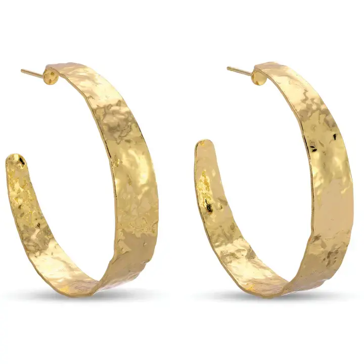 Splendid Iris Gilded Hoop Large - Gold