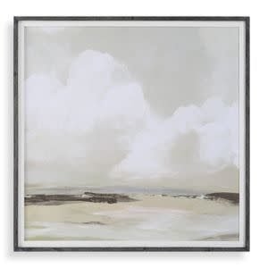 Soft Clouds Framed Print, 42 X 42 X 2, Artwork Available for Local Delivery or Pick Up
