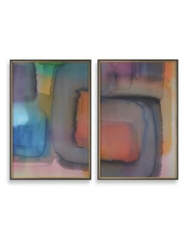 Prismatic Framed Print, Assorted Designs, 34 X 50 X 2, Artwork Available for Local Delivery or Pick Up