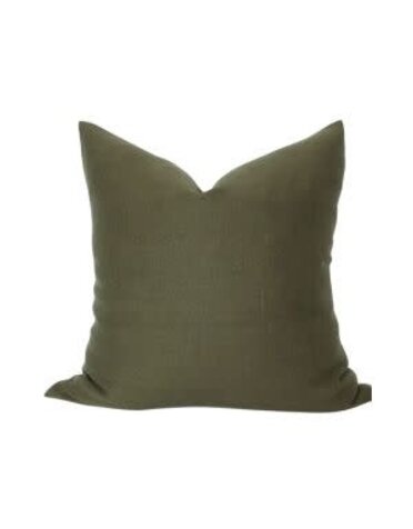 Dark Olive Green Pillow, 20 X 20