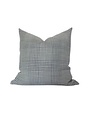 Olin Gingham Pillow, Blue, 14 X 20