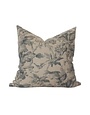 Creek Floral Pillow, Tan, 20 X 20