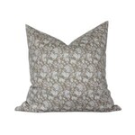Meridan Floral Lumbar Pillow, Olive and Brown, 20 X 20
