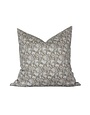 Meridan Floral Lumbar Pillow, Olive and Brown, 20 X 20