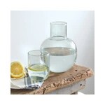 CTW Home Collection Recycled Glass Bedside Carafe Set