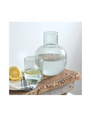 CTW Home Collection Recycled Glass Bedside Carafe Set