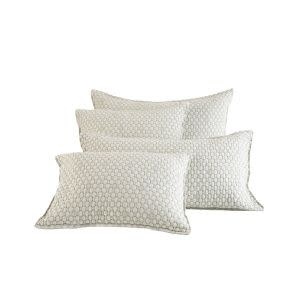 Lodi Matelasse Sham, Sage, Euro
