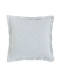 Washed Linen Quilted Sham, Sky, Euro