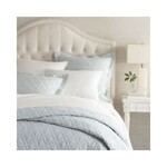 Washed Linen Quilt, Sky, Full/Queen Bedding