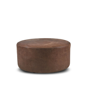 Younger Furniture Poppy Ottoman  Leather LE253, 36"D x 17"H