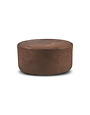 Poppy Ottoman  Leather LE253, 36"D x 17"H