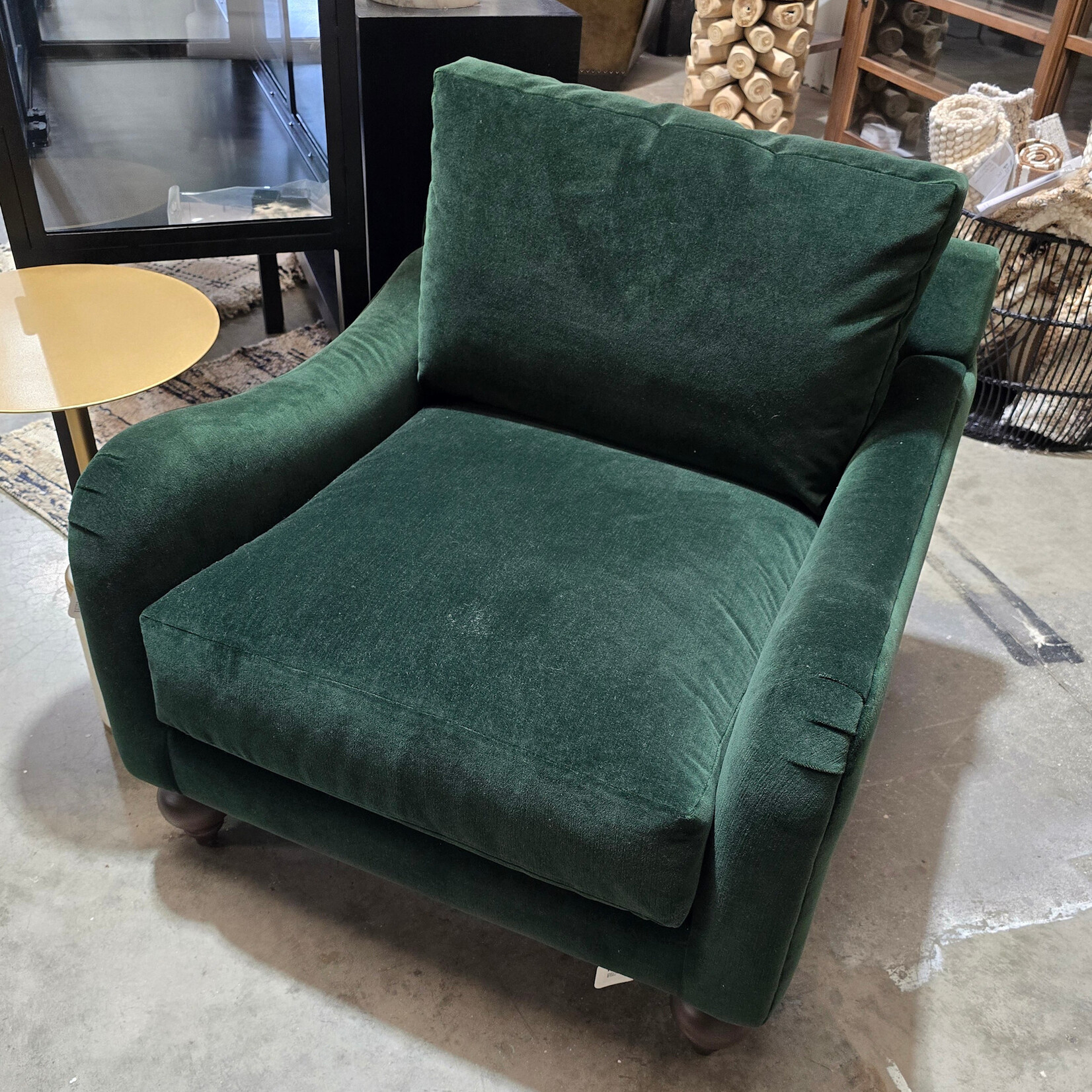 Younger Furniture Aspen Chair Bubble Leg 4112 M Fabric
