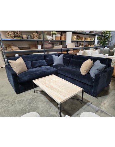 Younger Furniture Super Chill Sectional, 4120 O Fabric LALS/RALS/CC