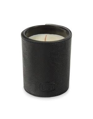 Blue Ocean Traders Candle & Whiskey Tumbler, Bois & Tabac, Black