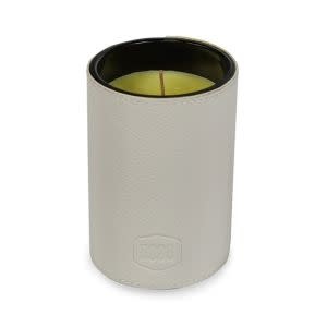 Blue Ocean Traders Candle & Whiskey Tumbler, Cotton Frais, White