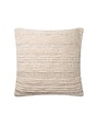 Lolio Cotton/Wool Pillow, Natural, 22 X 22 in. Poly fill insert