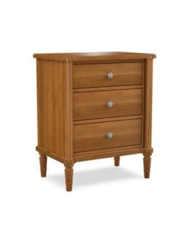 Durham Furniture Highbury 3-Drawer Nightstand, Barley, 24.25 X 16.5 X 29.75, Furniture Available for Local Delivery or Pick Up