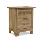 Durham Furniture Montgomery Nightstand, Champagne, 22 X 17 X 25.5