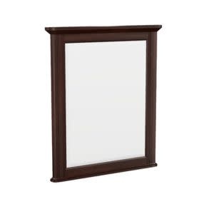 Durham Furniture Westend Vertical Frame Mirror, Cinder Maple, 36.5 X 3 X 42, Mirror Available for Local Delivery or Pick Up