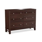Durham Furniture Westend Double Dresser, Cinder Maple, 52.25 X 18.25 X 38